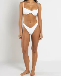Bikinis*Rusty Sandalwood Balconette Bikini Top Bright White