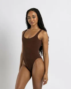 New Sandalwood Retro One Piece Swimsuit Women One Pieces