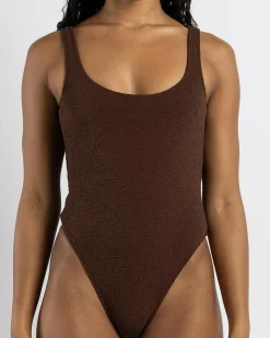 New Sandalwood Retro One Piece Swimsuit Women One Pieces