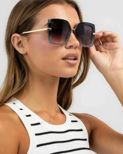 Sunglasses*Indie Eyewear Sandra Sunglasses Black/fade