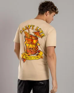 Tops & T-Shirts*Salty Life Sapore T-Shirt Sand Acid