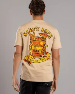 Tops & T-Shirts*Salty Life Sapore T-Shirt Sand Acid