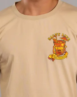 Tops & T-Shirts*Salty Life Sapore T-Shirt Sand Acid