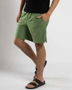 Shorts & Bottoms*Volcom Saturdazze Elastic Waist Shorts Dusty Green