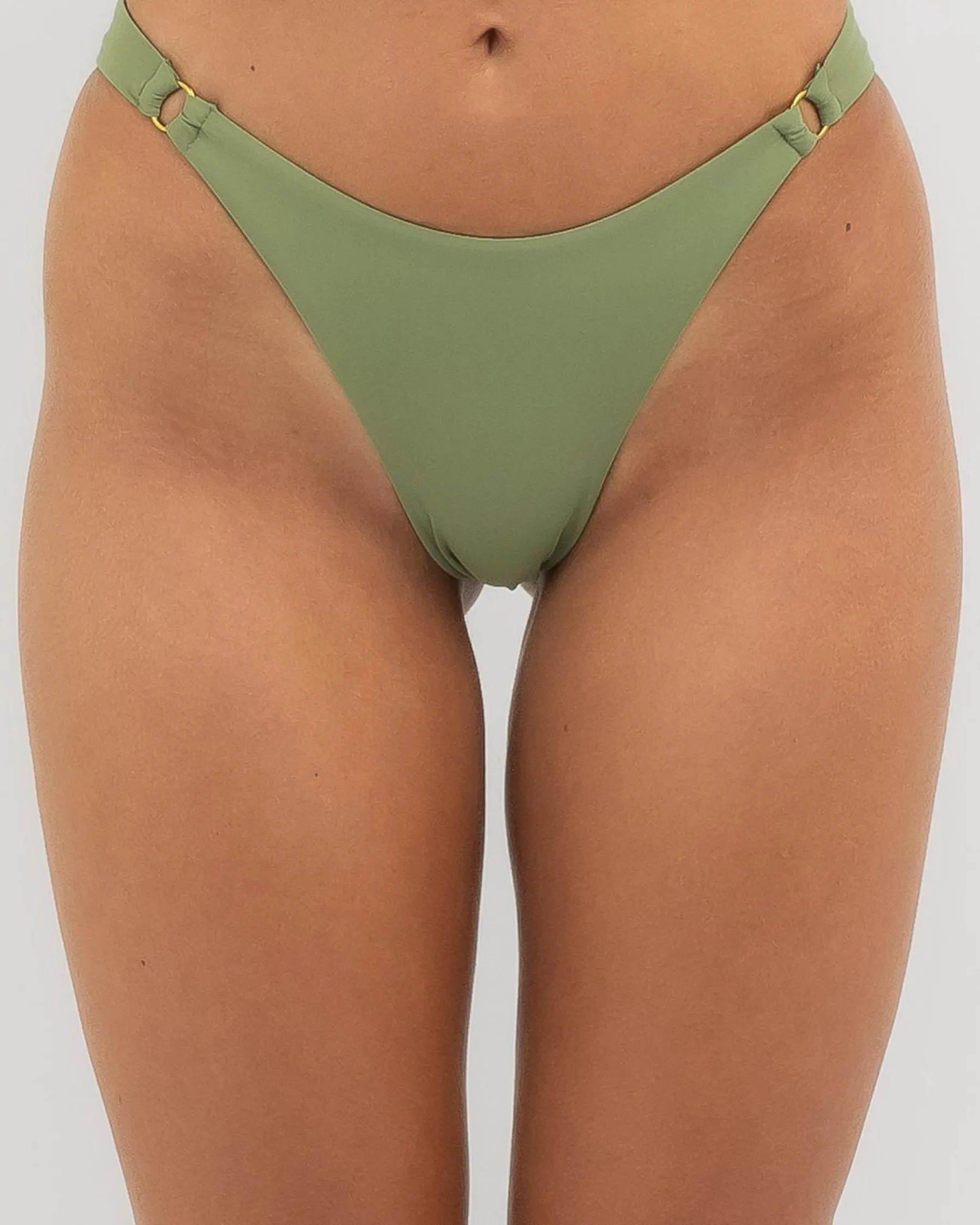 Bikinis*Kaiami Saturn Ring Bikini Bottom Olive Tree