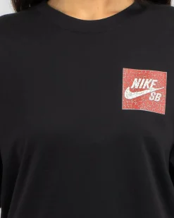Tops*Nike SB Mosaic T-Shirt Black