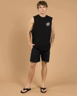 Shorts & Bottoms*Santa Cruz SC Hollow Strip Shorts Black