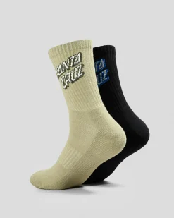 Outlet SC Stack Crew Socks 2 Pack Socks