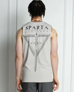 Activewear|Tops & T-Shirts*Sparta Scabbard Muscle Tank Grey Acid
