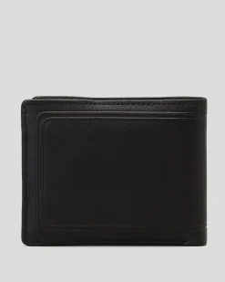 Wallets*Billabong Scope 2 In 1 Leather Wallet Black