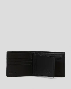 Wallets*Billabong Scope 2 In 1 Leather Wallet Black