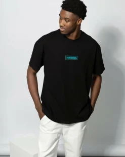 Hot Scrawl Box Fit T-Shirt Tops & T-Shirts