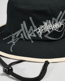 Hot Script Boonie Wide Brim Hat Headwear