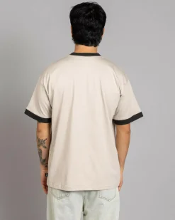 Tops & T-Shirts*Billabong Script Ringer T-Shirt Stone