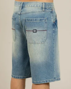 Denim|Shorts & Bottoms*Billabong Script Smoko Denim Shorts Sun Faded Indigo
