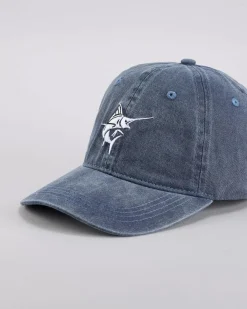 Headwear*Salty Life Scupper Dad Cap Washed Navy