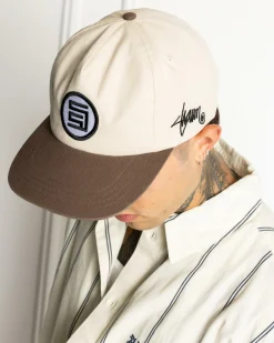 Headwear*S-Double S-Dot Snapback Cap Chocolate