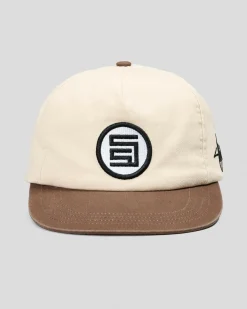 Headwear*S-Double S-Dot Snapback Cap Chocolate