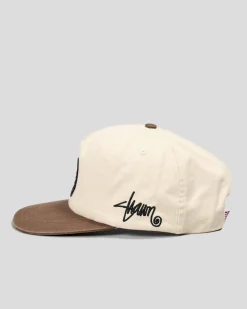 Headwear*S-Double S-Dot Snapback Cap Chocolate