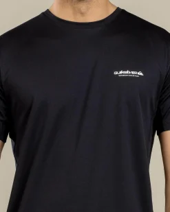 Rashies*Quiksilver Sea Grass Short Sleeve Surf T-Shirt Black