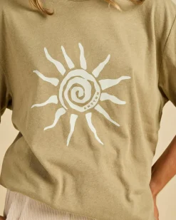 Best Seafarer Oversized T-Shirt Women Linen Blend|Tops