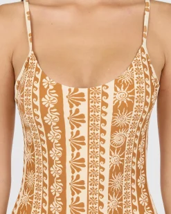 Seafarer Tie Back Minimal One Piece Swimsuit Women One Pieces