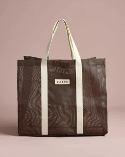 Beach Accessories & Towels|Bags*Carve Seaside Mesh Beach Bag Mocha