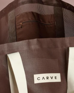 Beach Accessories & Towels|Bags*Carve Seaside Mesh Beach Bag Mocha