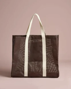 Beach Accessories & Towels|Bags*Carve Seaside Mesh Beach Bag Mocha