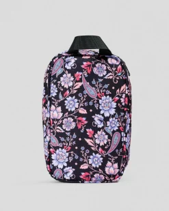 Bottles & Lunch Boxes*Mooloola Selene Lunch Box Black/multi Print