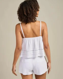 Online Seraphina Hawaii Tie Front Top Women Sets|Linen Blend