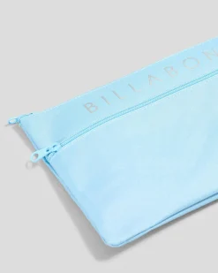 Pencil Cases & Stationery|Pencil Cases & Stationery*Billabong Serenity XL Pencil Case Pale Blue