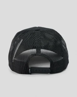 Headwear*RVCA Service Foamy 2 Trucker Cap Black 2