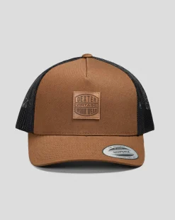 Headwear*Dexter Service Trucker Cap Brown/black