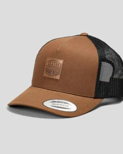 Headwear*Dexter Service Trucker Cap Brown/black