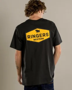 Tops & T-Shirts*Ringers Western Servo Relaxed T-Shirt Charcoal