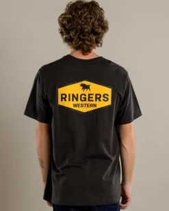 Tops & T-Shirts*Ringers Western Servo Relaxed T-Shirt Charcoal
