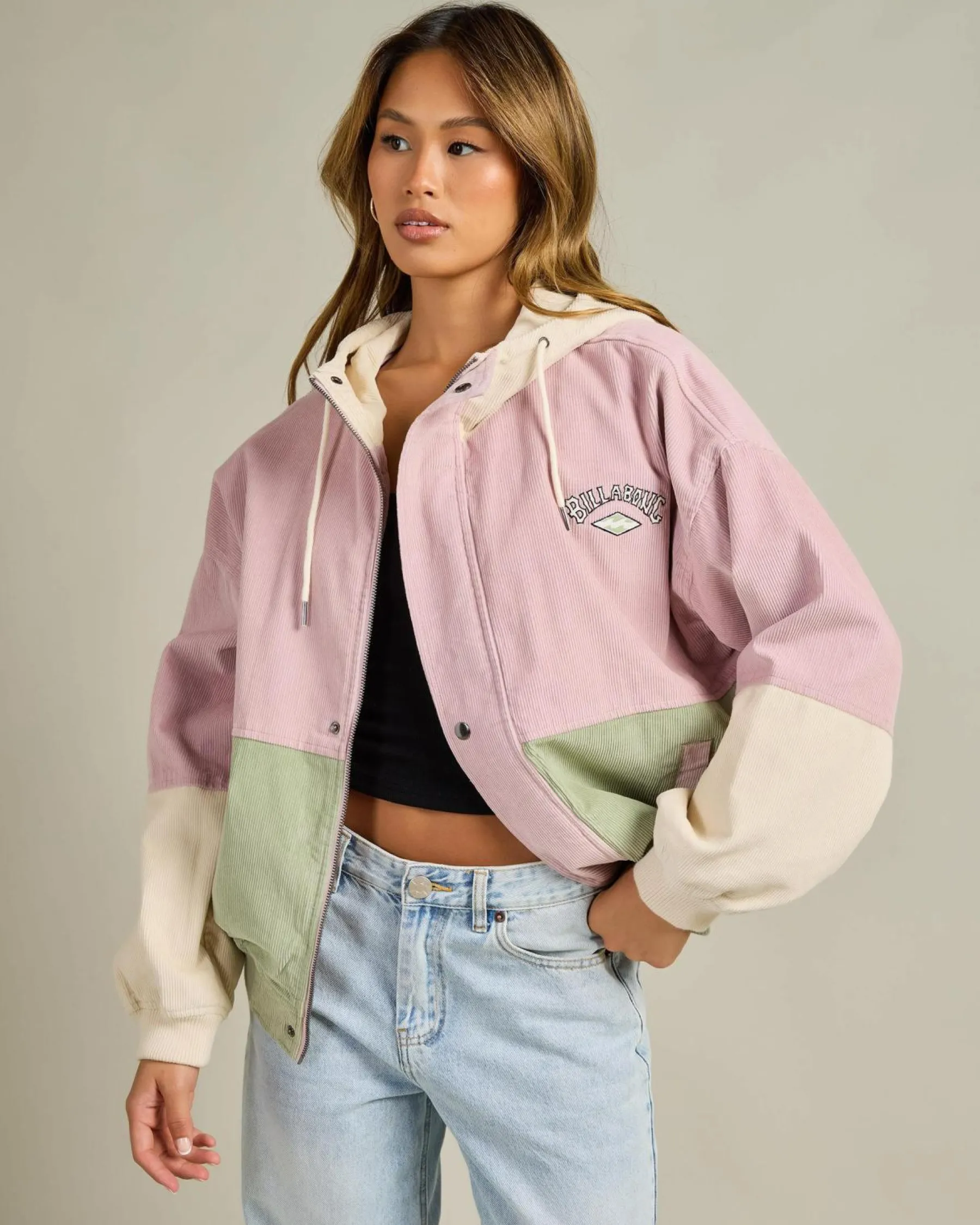 Jackets & Coats*Billabong Set The Tone Hooded Jacket Multi