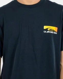 Tops & T-Shirts*Quiksilver Shadow Cast T-Shirt Dark Navy