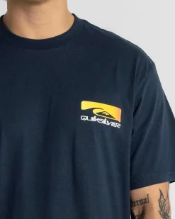 Tops & T-Shirts*Quiksilver Shadow Cast T-Shirt Dark Navy
