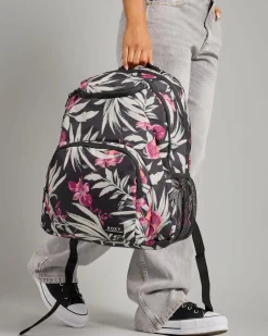 Bags*Roxy Shadow Swell Printed Backpack Anthracite Wind Swept Floral