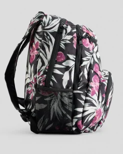 Bags*Roxy Shadow Swell Printed Backpack Anthracite Wind Swept Floral