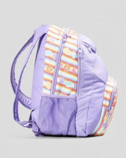 Bags|Bags*Roxy Shadow Swell Printed Backpack Bright White Rainbow Bay