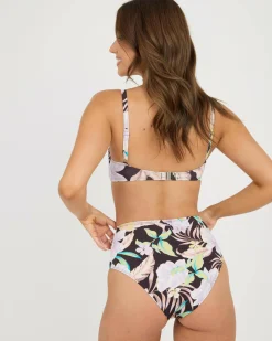 Bikinis*Billabong Shadow Tropic High Waisted Retro Bikini Bottom Multi