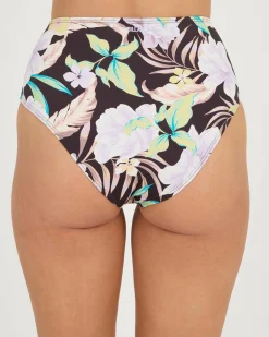 Bikinis*Billabong Shadow Tropic High Waisted Retro Bikini Bottom Multi