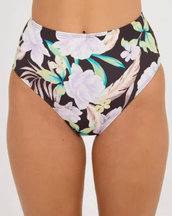 Bikinis*Billabong Shadow Tropic High Waisted Retro Bikini Bottom Multi