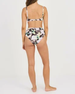 Bikinis*Billabong Shadow Tropic High Waisted Retro Bikini Bottom Multi