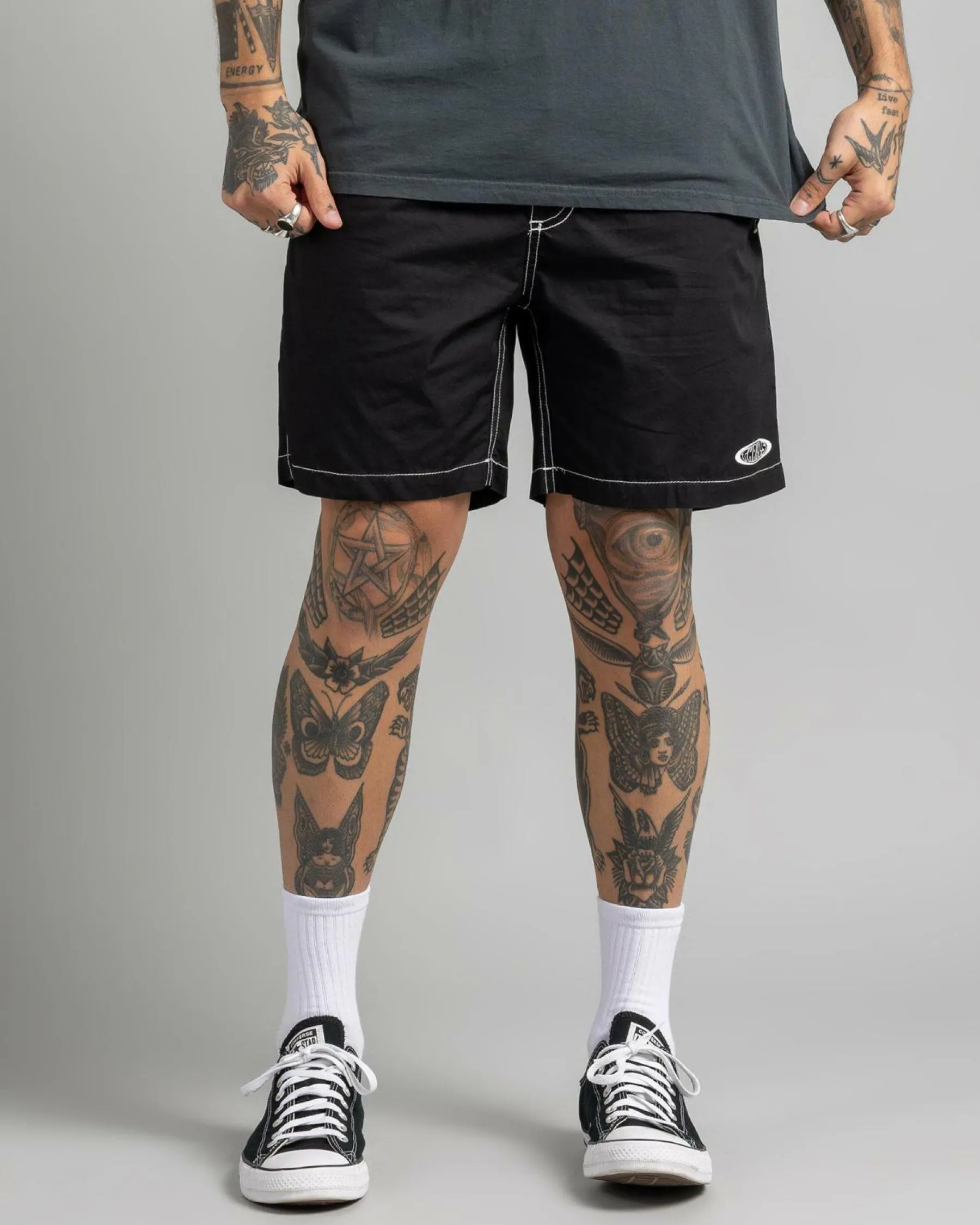 Board Shorts|Shorts & Bottoms*Thrills Shadowless Volley Shorts Black