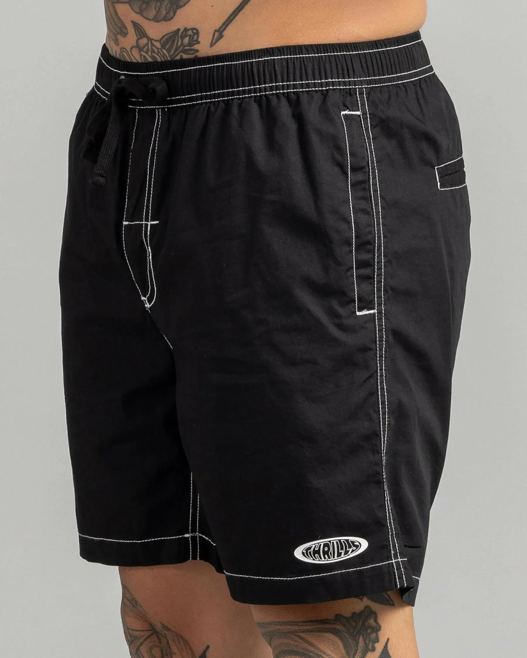 Board Shorts|Shorts & Bottoms*Thrills Shadowless Volley Shorts Black