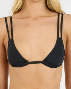 Bikinis*Kaiami Sharni Triangle Bikini Top Black